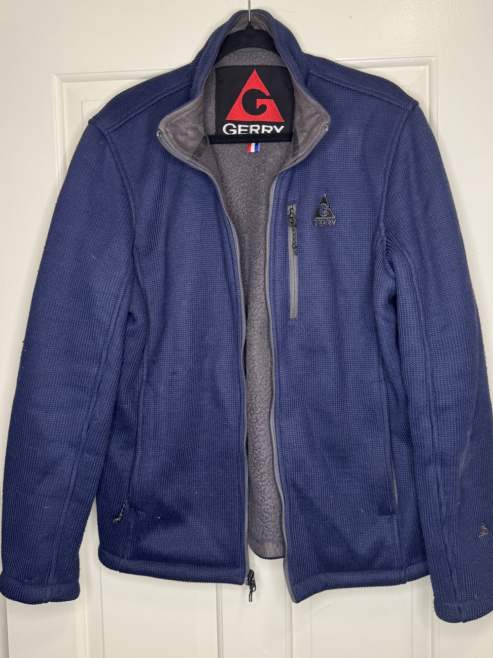Gerry Men’s Navy Full-Zip Fleece Jacket